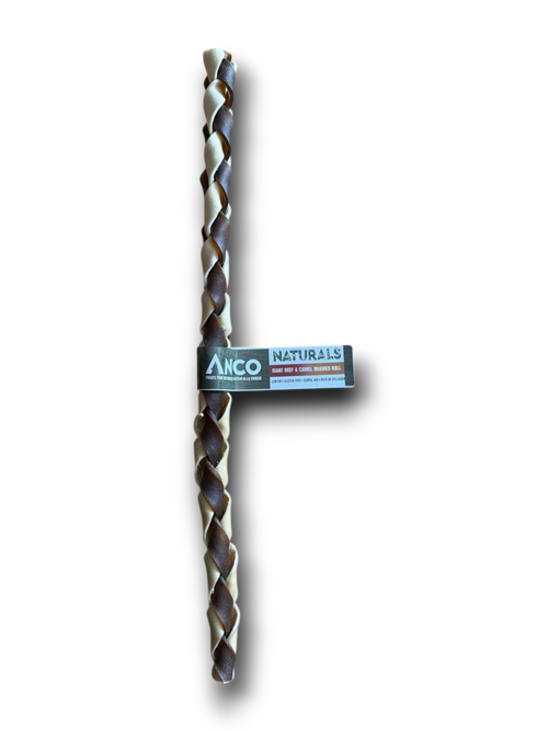 Giant Beef & Camel Braided Roll - Long Lasting