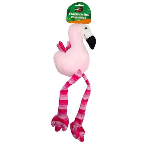 flamingo dog toy