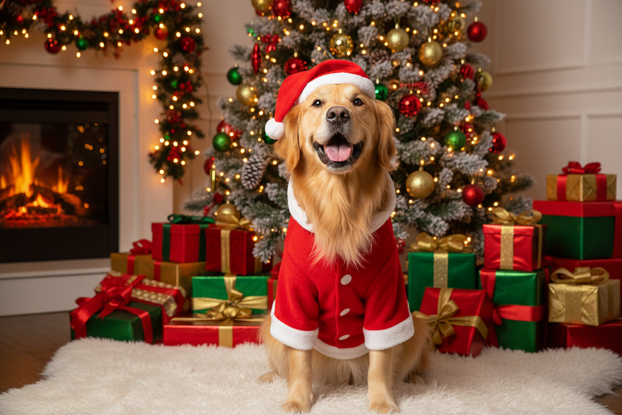 christmas dog
